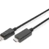 Digitus адаптер кабел Displayport 1.2 with interlock 4K 60Hz UHD Typ DP/HDMI A M/M черен