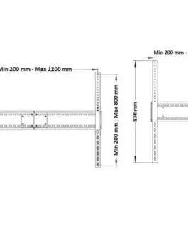 Neomounts LFD-W1500 60-100cali 150KG Distance 3