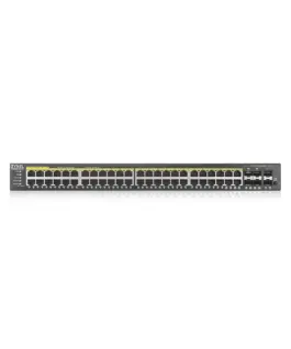 Alternative view of Zyxel GS2220-50HP 48xGbE L2 PoE Switch 1Y NCC Pro