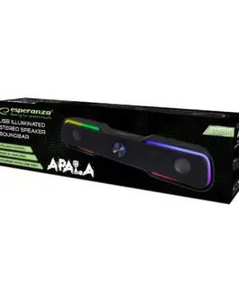Esperanza USB SPEAKER/SOUNDBAR LED RAINBOW APALA
