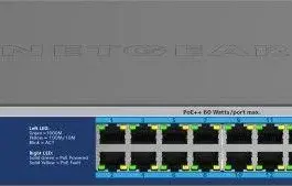 Netgear Przełącznik GS524UP Switch Unmanaged 8xGE PoE+ 16xGE PoE++