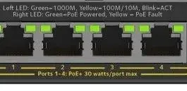 Alternative view of Netgear Netgear GS305EPP switch unmamaged 5GE (4xPoE+)