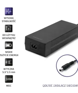 Qoltec Desktop захранващ блок 72W 24V