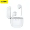 AWEI Earphones Bluetooth T28 TWS+docking бял