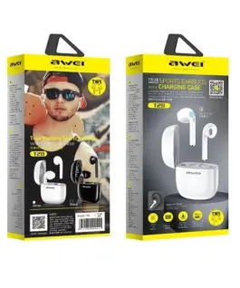 AWEI Earphones Bluetooth T28 TWS+docking черен