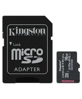 Alternative view of Kingston памет card microSD 16GB CL10 UHS-I Industrial