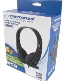 Alternative view of Esperanza STEREO слушалки WITH MICROPHONE MENTO