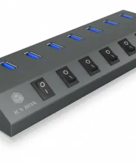 IcyBox ICY BOX IB-HUB1701-C3 7xUSB Type-A