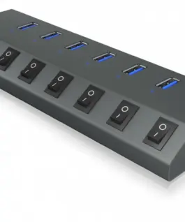 IcyBox ICY BOX IB-HUB1701-C3 7xUSB Type-A