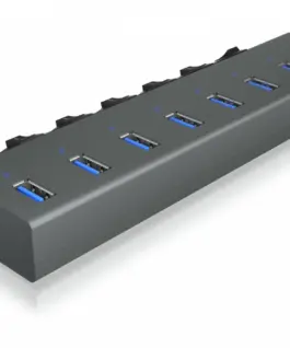 IcyBox ICY BOX IB-HUB1701-C3 7xUSB Type-A