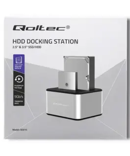 Qoltec Docking station 2xHDD/SSD
