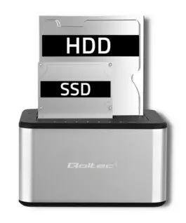 Qoltec Docking station 2xHDD/SSD