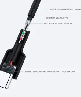 AUKEY CB-CA2 OEM nylon Quick Charge USB C-USB