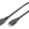 Digitus USB3.0 кабел 025m USB A/microUSB B M/M черен 025m