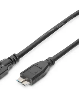 Digitus USB3.0 кабел 025m USB A/microUSB B M/M черен 025m