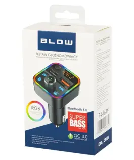 BLOW BLOW Transmiter FM Bluetooth 5.1+Qc3.0 RBG