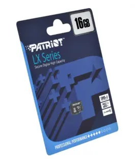 Patriot памет card MicroSDHC PATRIOT 16GB LX Series