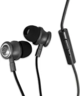 Alternative view of Esperanza METAL EARPHONES WITH MICROPHONE черен