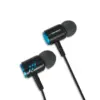 Esperanza METAL EARPHONES WITH MICROPHONE черен/червен