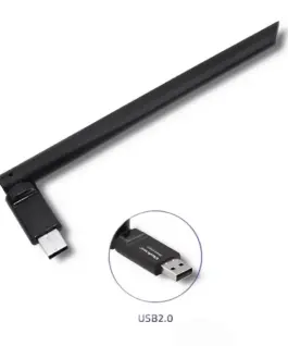 Alternative view of Qoltec Wi-Fi USB адаптер with antenna wireless
