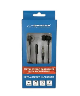 Esperanza METAL EARPHONES WITH MICROPHONE