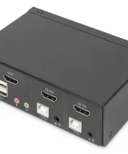Alternative view of Digitus KVM switch - 2 ports DS-12870