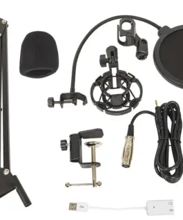 Alternative view of BLOW Microphone Recording with handle