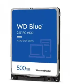 Western Digital HDD син 500GB 25 16MB SATAIII/5400rpm