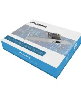 Alternative view of Lanberg Network card PCI-E 1X RJ45 1GB RTL8111C low profile