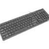 Natec Keyboard Discus 2 slim черен