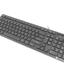 Natec Keyboard Discus 2 slim черен