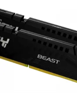 Kingston памет DDR5 Fury Beast 32GB(2*16GB)/5200 CL40 черен