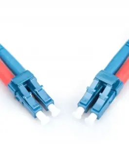 Digitus Patch cord FO SM 09/125 OS2 LC-LC duplex 1m жълт