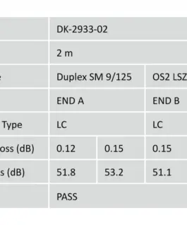 Digitus Patchcord SM 09/125 OS2 LC-LC duplex жълт