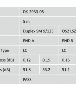 Digitus Patchcord SM 09/125 OS2 LC-LC duplex жълт
