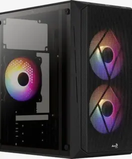 Alternative view of AeroCool CS-107 черен ARGB USB 3.0 Mini Tower