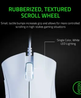 Геймърска мишка Razer DeathAdder Essential White Edition