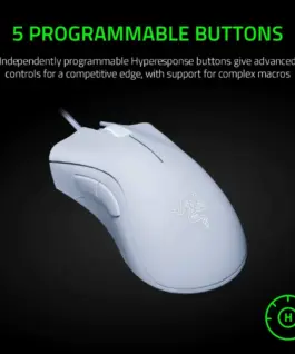 Геймърска мишка Razer DeathAdder Essential White Edition