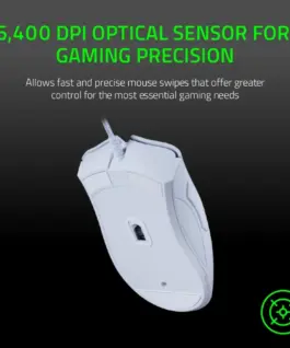 Геймърска мишка Razer DeathAdder Essential White Edition