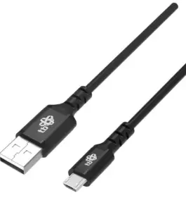 TB кабел USB0-Micro USB 2m silicone черен Quick Charge