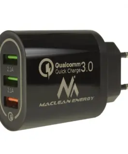 Maclean Universal 3xUSB бързо зарядно Maclean MCE479B