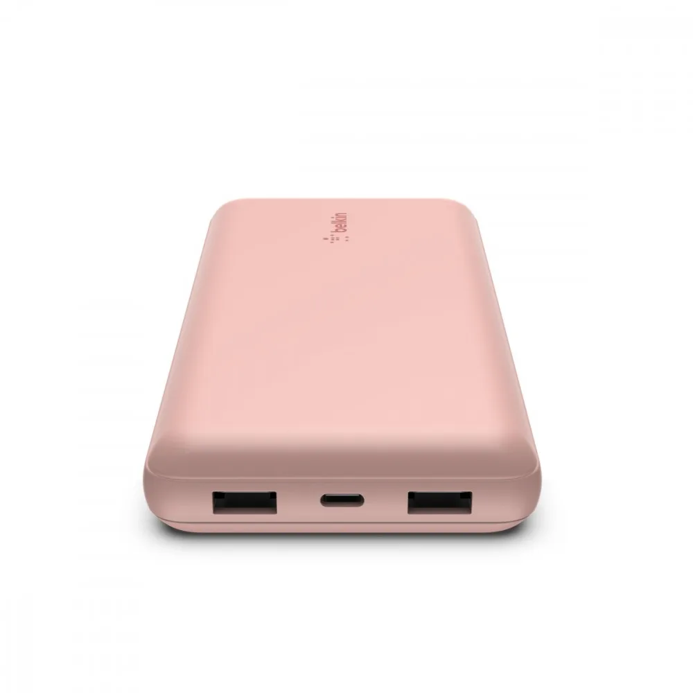 Belkin външна батерия 20 000mAh 15W USB-A/USB-C rose gold - Image 3