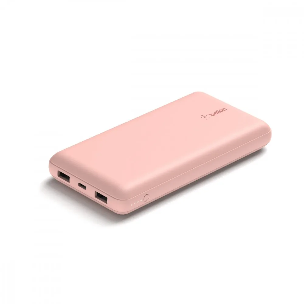 Belkin външна батерия 20 000mAh 15W USB-A/USB-C rose gold - Image 4