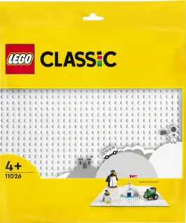 Alternative view of LEGO Lego Classic 11026 бял Baseplate