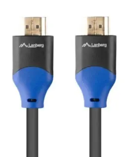 Lanberg кабел HDMI M/M v2.0 3m Full Copper черен BOX
