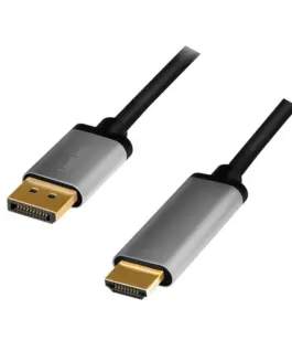 LogiLink Displayport to HDMI 4K/60Hz alu 2m