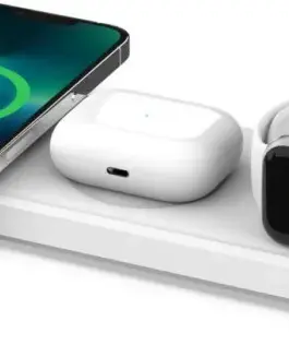 Belkin Wireless charging pad MagSafe 3in1 бял