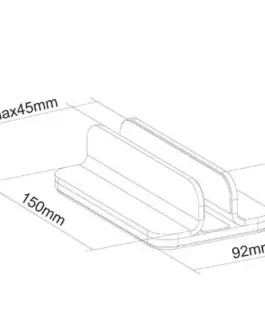 Alternative view of Neomounts Stand for Лаптоп NSLS300