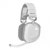 Corsair Wireless headset HS80 RGB Gaming Spatial Audio бял