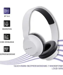 Alternative view of Qoltec безжични слушалки with microphone, BT 5.0 JL